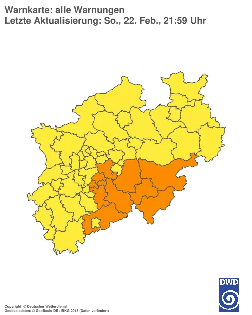 Aktuelle Wetterwarnungen für %region%