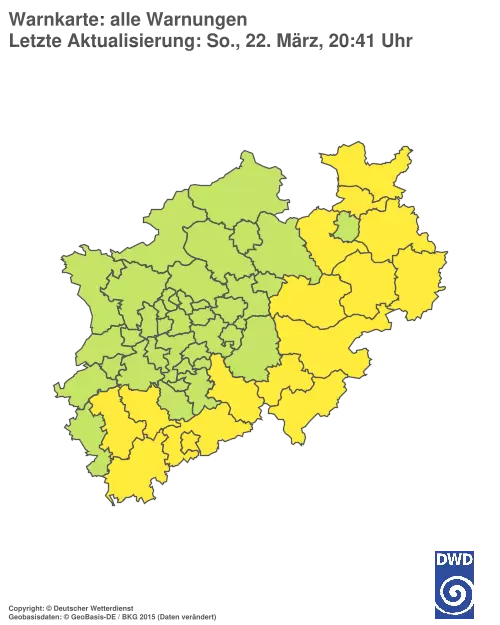 Aktuelle Wetterwarnungen für %region%