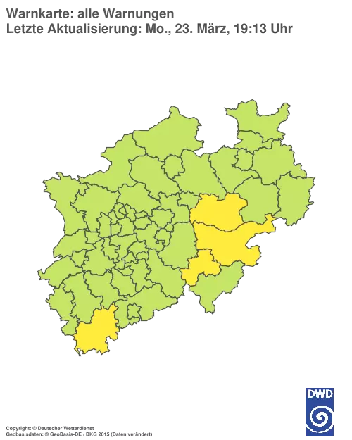 Aktuelle Wetterwarnungen für %region%