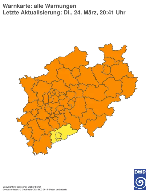 Aktuelle Wetterwarnungen für %region%
