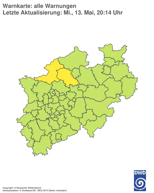 Aktuelle Wetterwarnungen für %region%