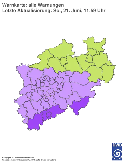 Aktuelle Wetterwarnungen für %region%