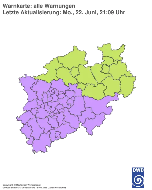 Aktuelle Wetterwarnungen für %region%