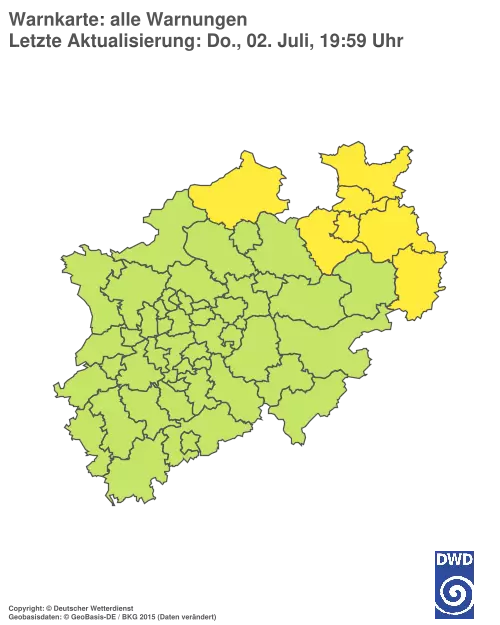 Aktuelle Wetterwarnungen für %region%