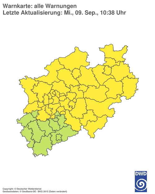 Aktuelle Wetterwarnungen für %region%