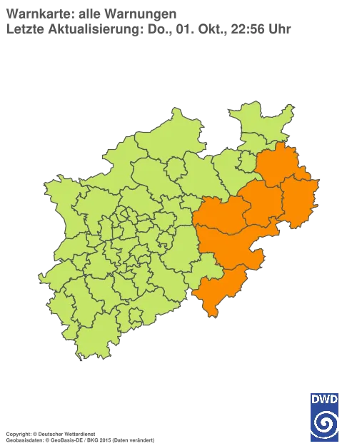 Aktuelle Wetterwarnungen für %region%